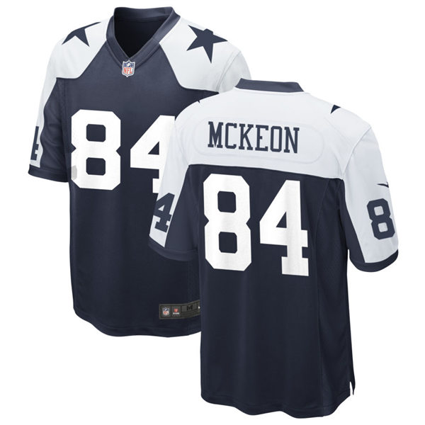 Mens Dallas Cowboys #84 Sean McKeon Nike Navy Alternate Vapor Limited Jersey