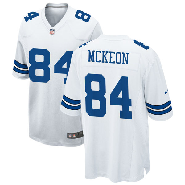 Mens Dallas Cowboys #84 Sean McKeon Nike White Vapor Untouchable Limited Player Jersey
