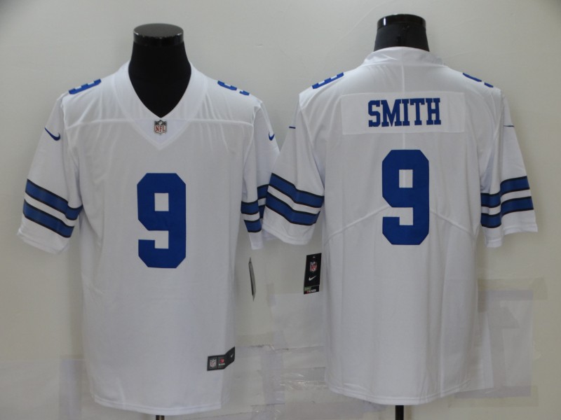 Mens Dallas Cowboys #9 Jaylon Smith Nike White Vapor Untouchable Limited Stitched Jersey