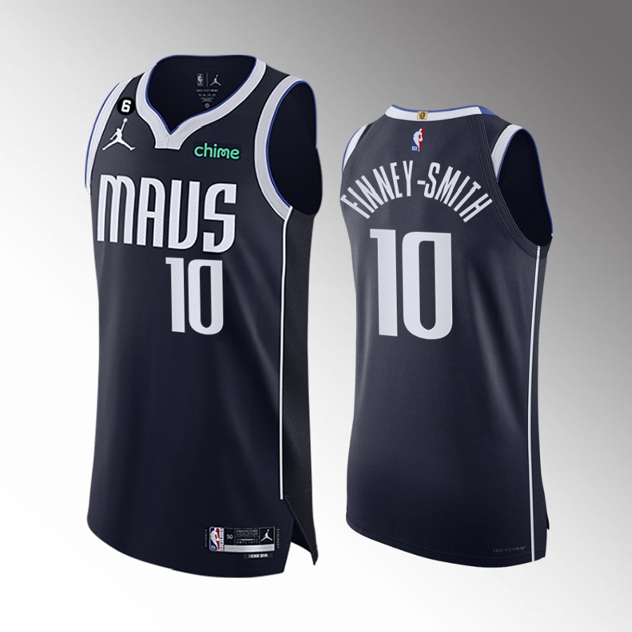 Mens Dallas Mavericks #10 Dorian Finney-Smith Nike 2022-23 Navy Statement Edition Player Jersey