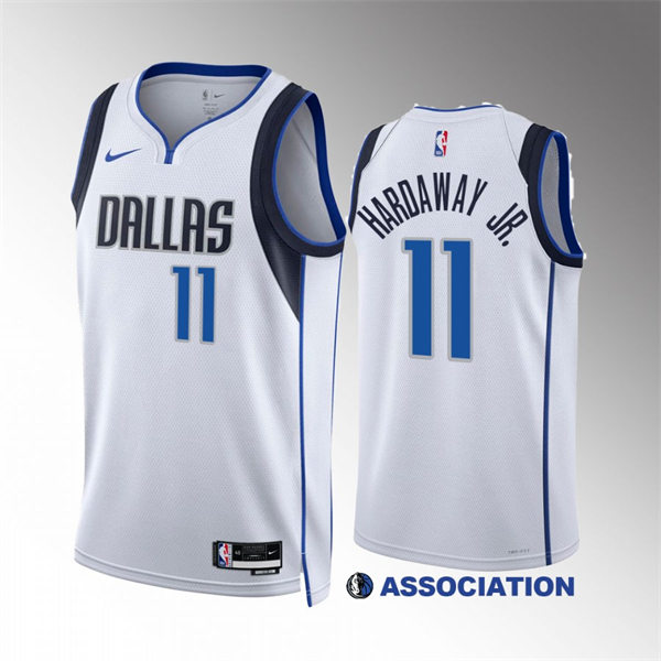 Mens Dallas Mavericks #11 Tim Hardaway Jr. Nike White Association Edition Jersey