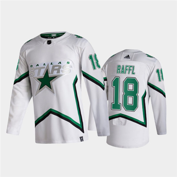 Mens Dallas Stars #18 Michael Raffl Adidas 2021 Reverse Retro Jersey Stitched