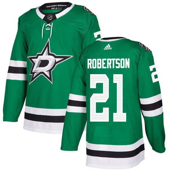 Mens Dallas Stars #21 Jason Robertson adidas Green Jersey Stitched