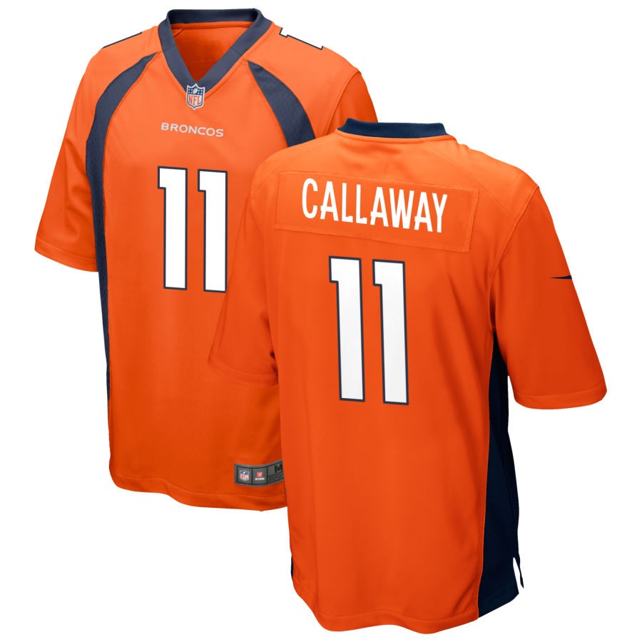 Mens Denver Broncos #11 Marquez Callaway Nike Orange Vapor Untouchable Limited Jersey