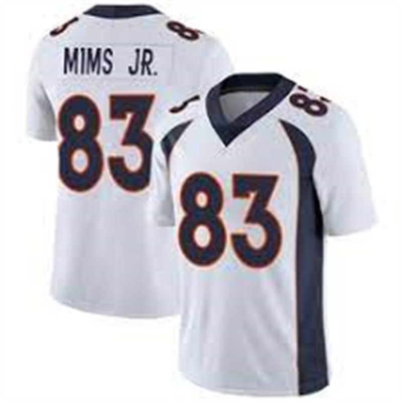 Mens Denver Broncos #83 Marvin Mims Jr. Nike White Vapor Untouchable Limited Jersey