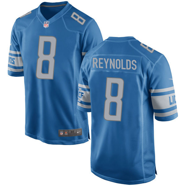 Mens Detroit Lions #8 Josh Reynolds Nike Blue Vapor Untouchable Limited Jersey