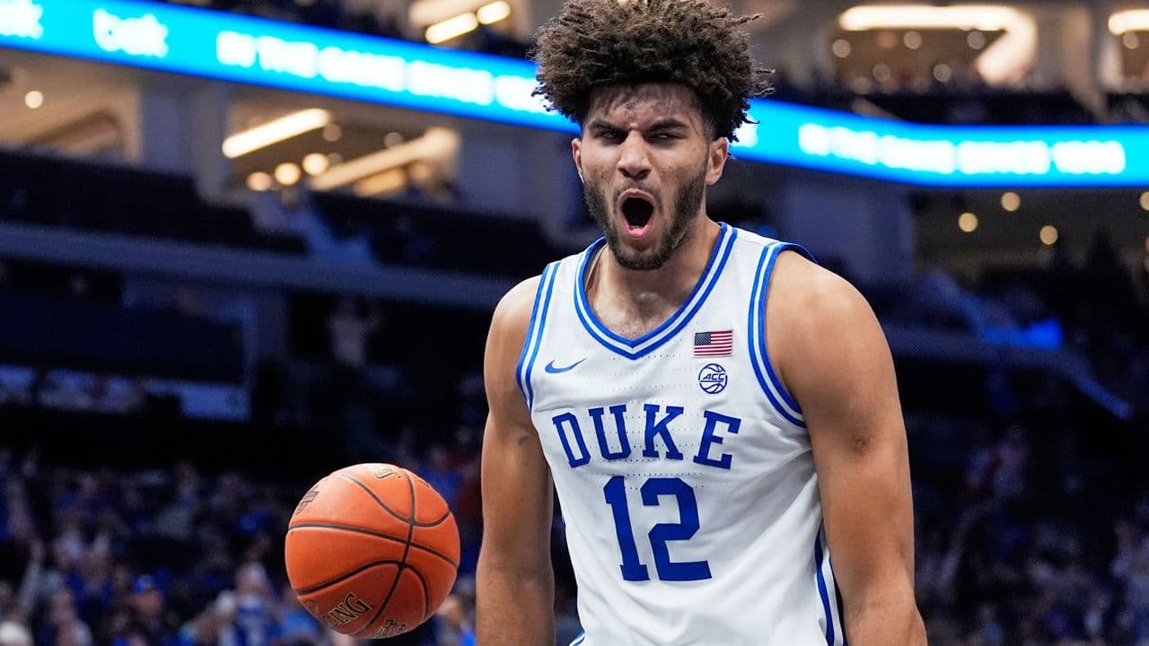 Mens Duke  Blue Devils  #12 Cameron Boozer    Jerse