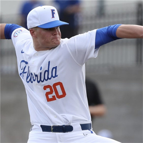 Mens Florida Gators #20 Pete Alonso Nike 2020 White Florida College Baseball Game Jersey