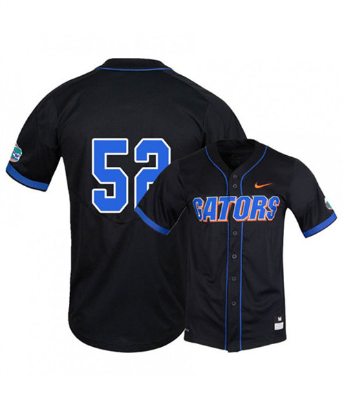 Mens Florida Gators #52 Kirby McMullen Nike Black College Baseball Game Jersey