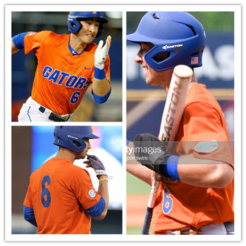 Mens Florida Gators #6 Jonathan India Nike 2016 Orange Gators College Baseball Jersey