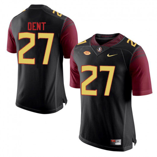 Mens Florida State Seminoles #27 Akeem Dent Nike Black College Football Game Jersey