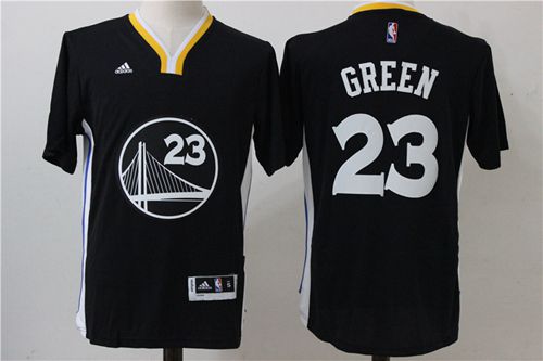 Mens Golden State Warriors #23 Draymond Green Adidas Black NBA Alternate Jersey