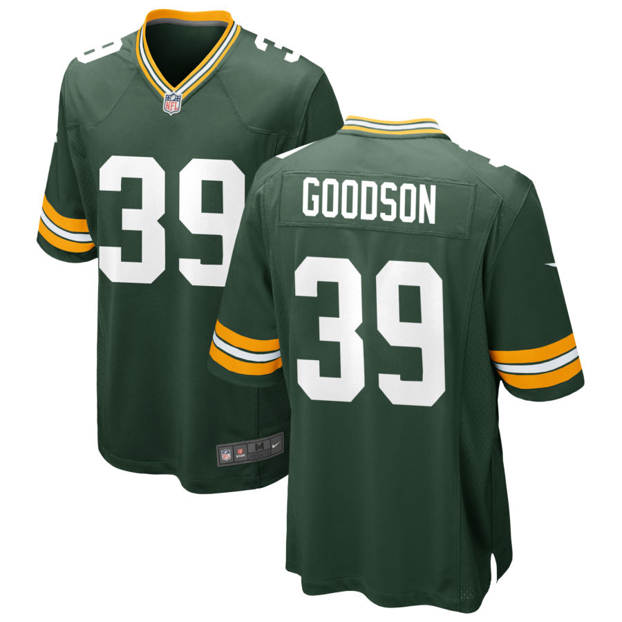 Mens Green Bay Packers #39 Tyler Goodson Green Vapor Limited Player Jersey
