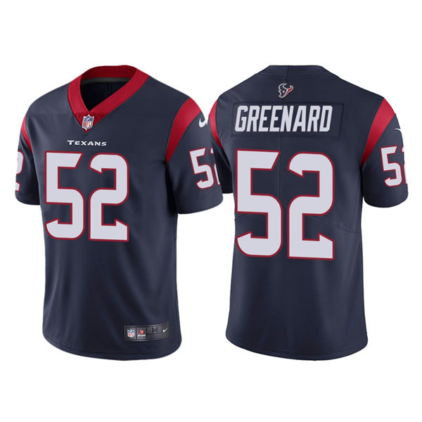 Mens Houston Texans #52 Jonathan Greenard Nike Navy Vapor Limited Player Jersey