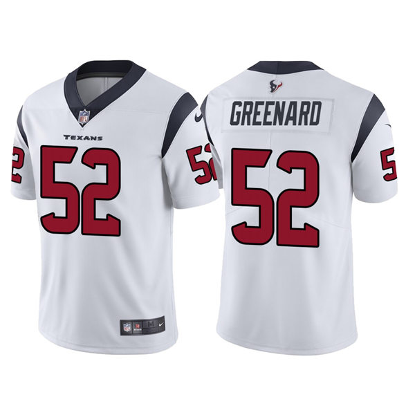 Mens Houston Texans #52 Jonathan Greenard Nike White Vapor Limited Player Jersey