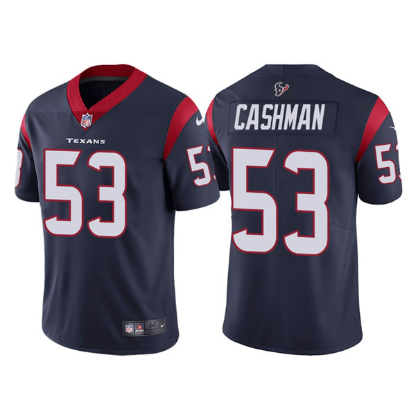 Mens Houston Texans #53 Blake Cashman Nike Navy Vapor Limited Player Jersey