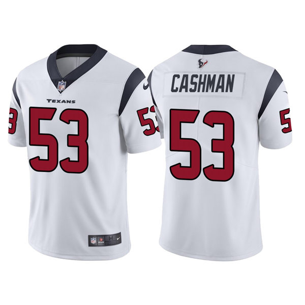 Mens Houston Texans #53 Blake Cashman Nike White Vapor Limited Player Jersey