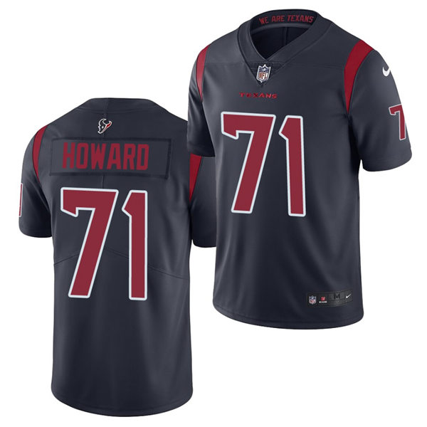 Mens Houston Texans Tytus Howard #71 Nike Navy Color Rush Legend Jersey