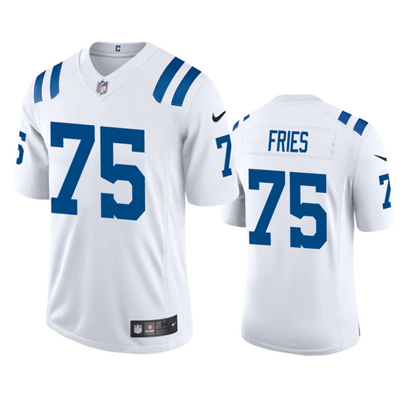 Mens Indianapolis Colts #75 Will Fries Nike White Vapor Limited Jersey