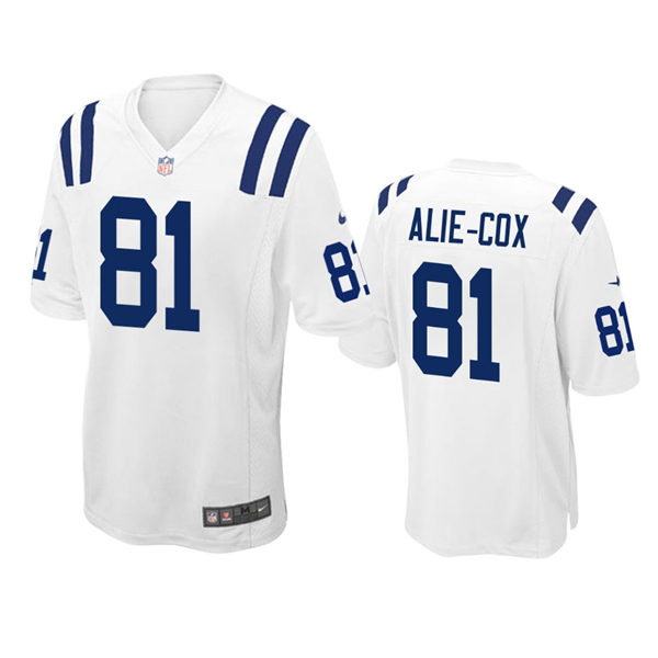 Mens Indianapolis Colts #81 Mo Alie-Cox Nike White Vapor Limited Jersey