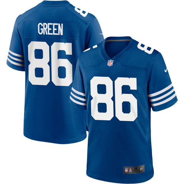 Mens Indianapolis Colts #86 Farrod Green Nike Royal Alternate Retro Vapor Limited Jersey