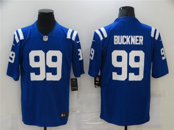 Mens Indianapolis Colts #99 DeForest Buckner Nike Royal NFL Vapor Limited Stitched Jersey