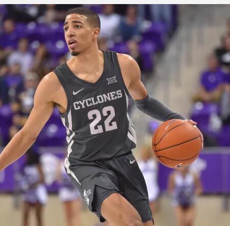 Mens Iowa State Cyclones Custom Nike 2021 Grey Cyclones College Basketball Jersey