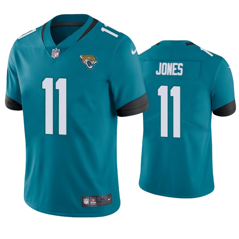 Mens Jacksonville Jaguars #11 Marvin Jones Nike Teal Alternate Vapor Untouchable Limited Jersey