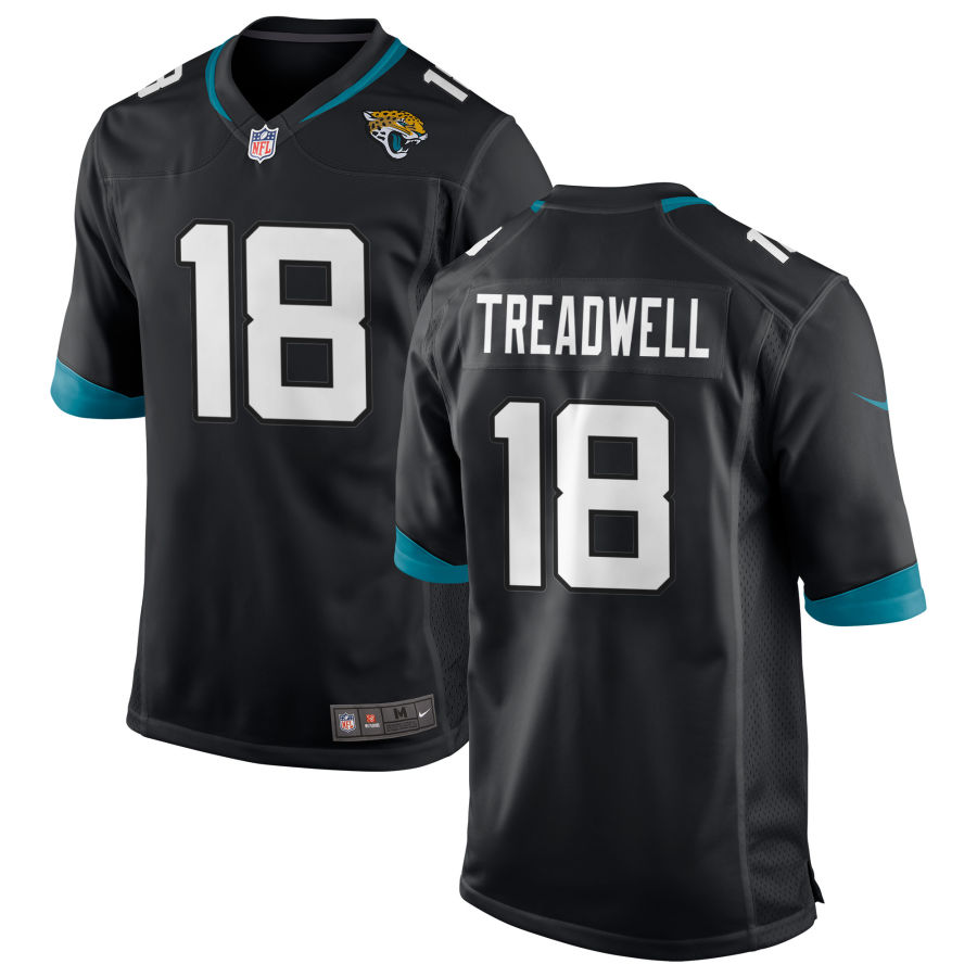 Mens Jacksonville Jaguars #18 Laquon Treadwell Nike Black Vapor Untouchable Limited Jersey