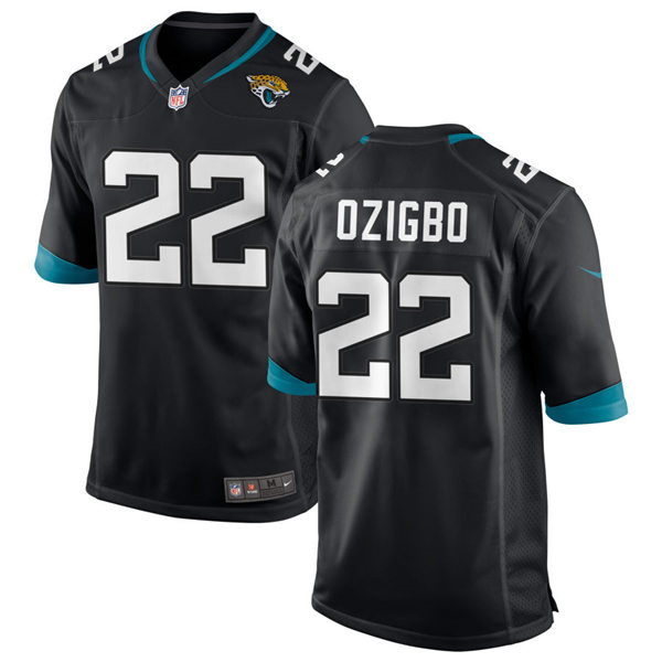 Mens Jacksonville Jaguars #22 Devine Ozigbo Nike Black Vapor Untouchable Limited Jersey