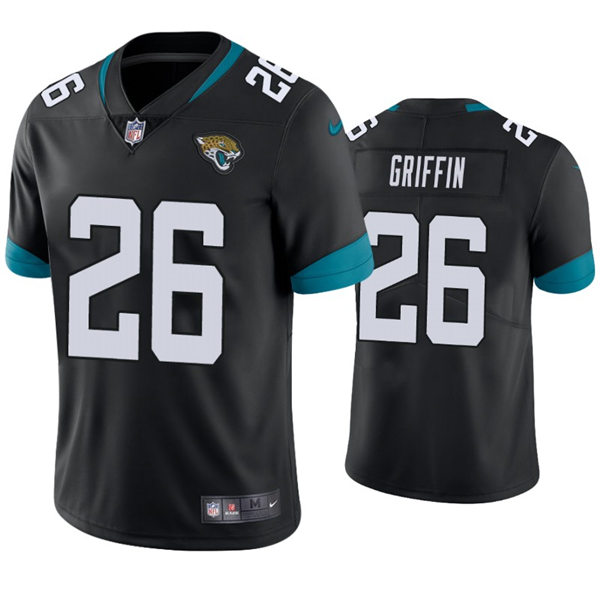 Mens Jacksonville Jaguars #26 Shaquill Griffin Nike Black Vapor Untouchable Limited Jersey