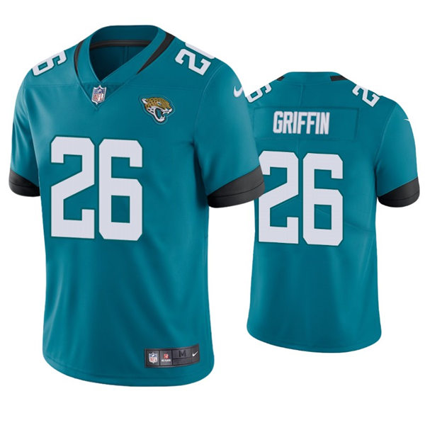 Mens Jacksonville Jaguars #26 Shaquill Griffin Nike Teal Alternate Vapor Untouchable Limited Jersey