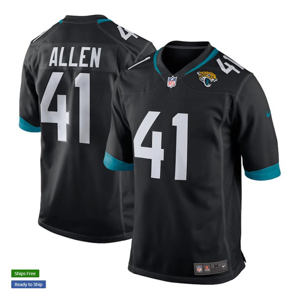 Mens Jacksonville Jaguars #41 Josh Allen Nike Black Vapor Untouchable Limited Jersey