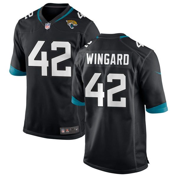 Mens Jacksonville Jaguars #42 Andrew Wingard Nike Black Vapor Untouchable Limited Jersey