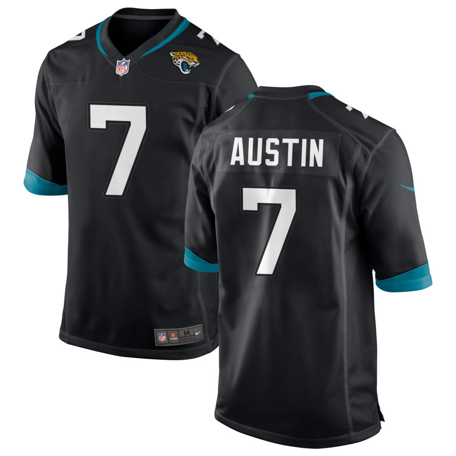 Mens Jacksonville Jaguars #7 Tavon Austin Nike Black Vapor Untouchable Limited Jersey
