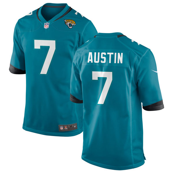 Mens Jacksonville Jaguars #7 Tavon Austin Nike Teal Alternate Vapor Untouchable Limited Jersey