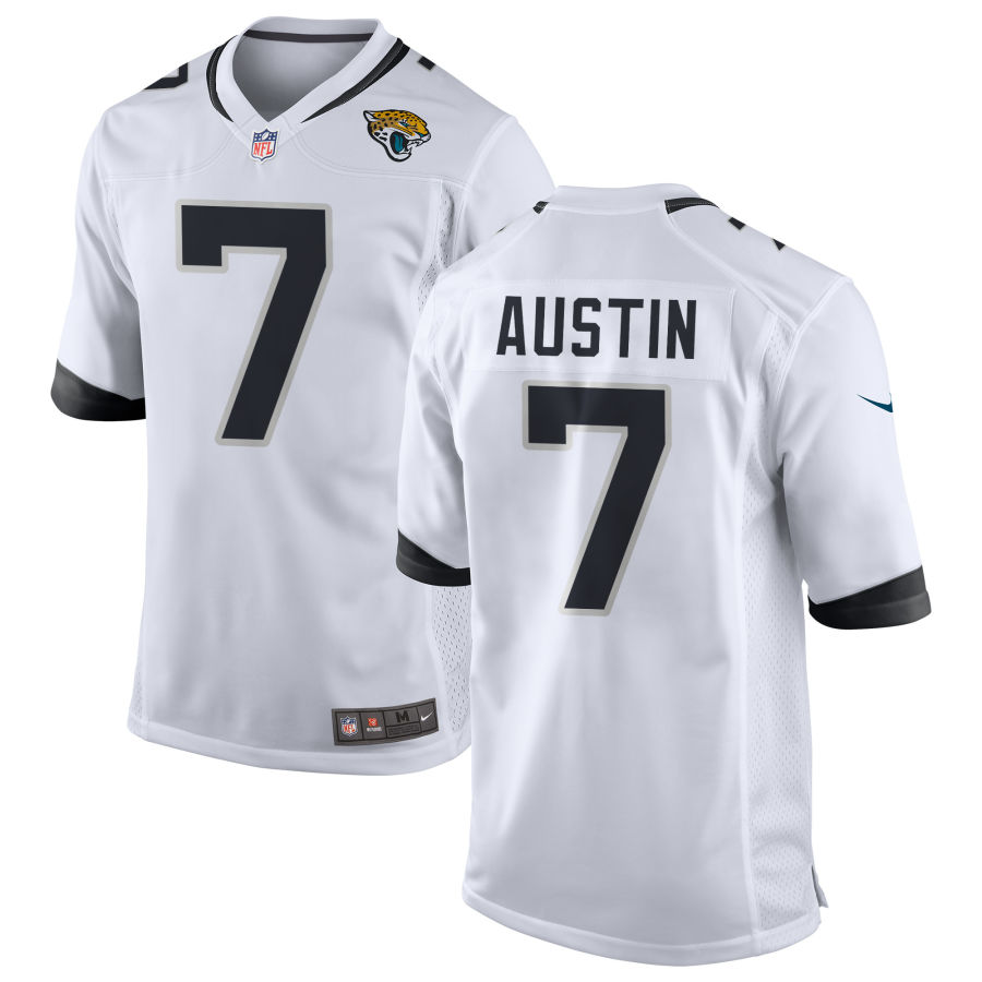 Mens Jacksonville Jaguars #7 Tavon Austin Nike White Vapor Untouchable Limited Jersey