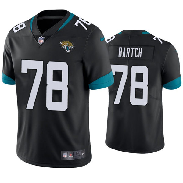 Mens Jacksonville Jaguars #78 Ben Bartch Nike Black Vapor Untouchable Limited Jersey