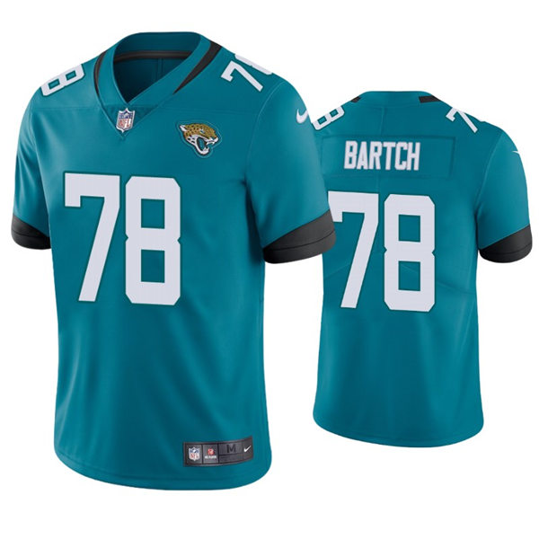 Mens Jacksonville Jaguars #78 Ben Bartch Nike Teal Alternate Vapor Untouchable Limited Jersey