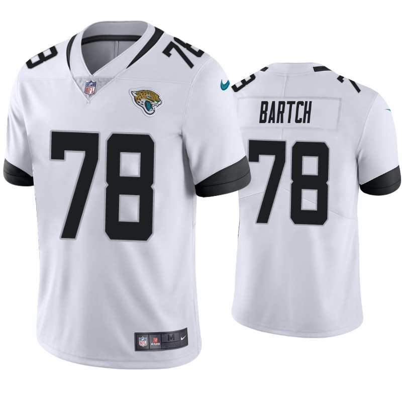 Mens Jacksonville Jaguars #78 Ben Bartch Nike White Vapor Untouchable Limited Jersey