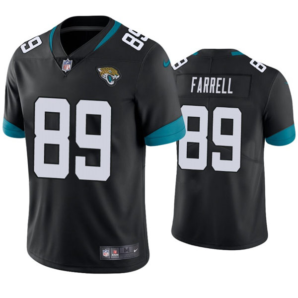 Mens Jacksonville Jaguars #89 Luke Farrell Nike Black Vapor Untouchable Limited Jersey