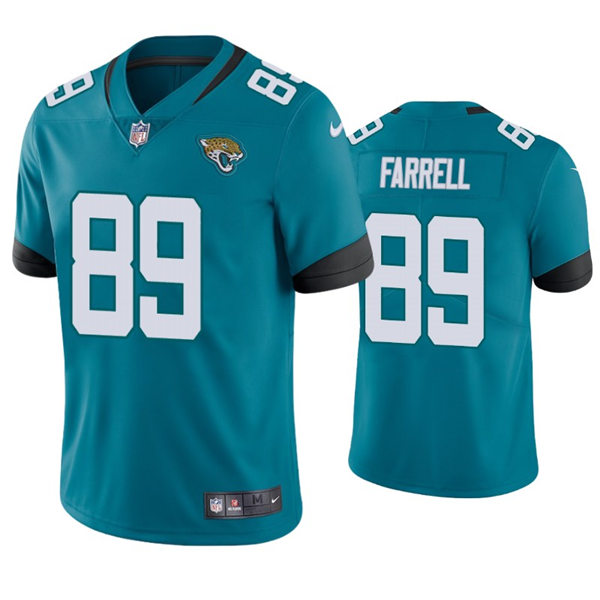 Mens Jacksonville Jaguars #89 Luke Farrell Nike Teal Alternate Vapor Untouchable Limited Jersey
