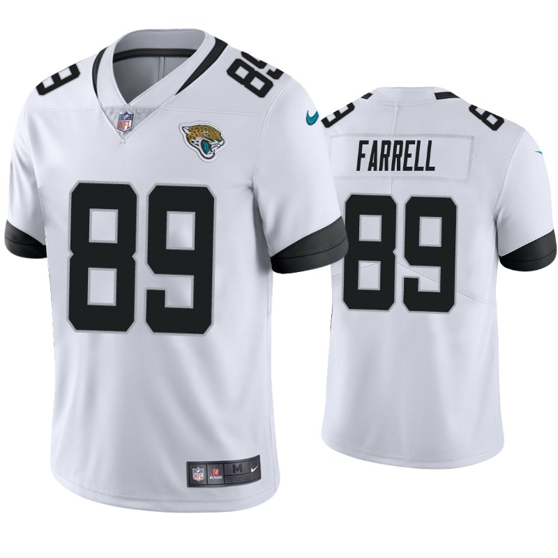 Mens Jacksonville Jaguars #89 Luke Farrell Nike White Vapor Untouchable Limited Jersey