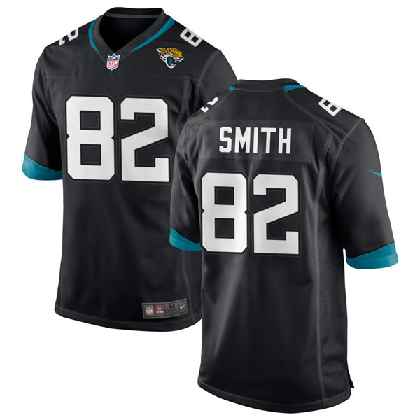 Mens Jacksonville Jaguars Retired Player #82 Jimmy Smith Nike Black Vapor Untouchable Limited Jersey