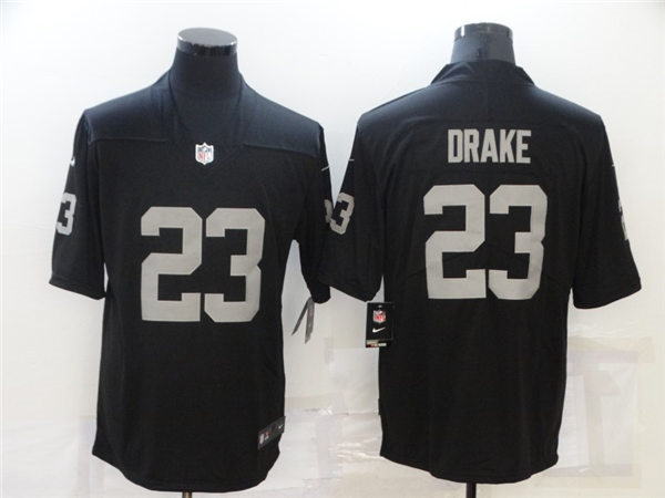 Mens Las Vegas Raiders #23 Kenyan Drake Nike Black Vapor Limited Jersey