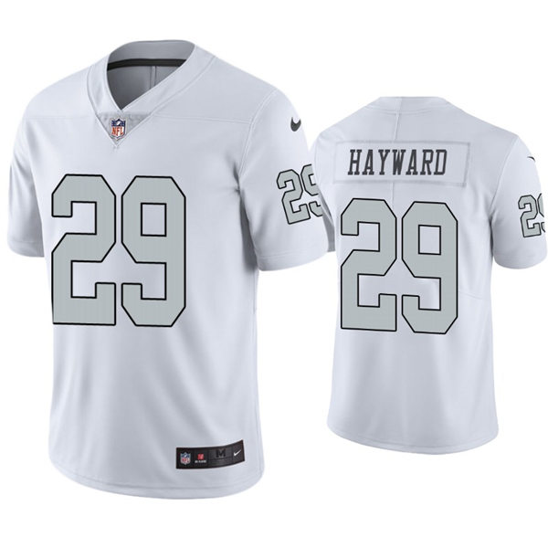 Mens Las Vegas Raiders #29 Casey Hayward Nike White Color Rush Legend Player Jersey
