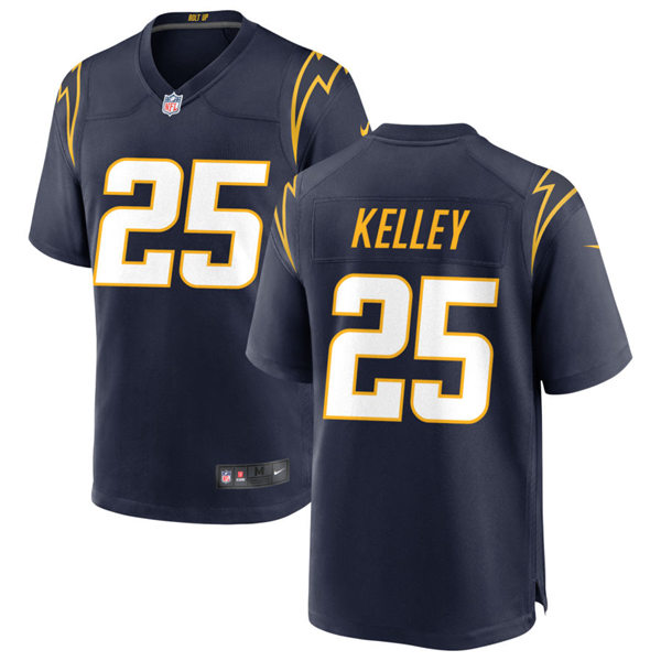 Mens Los Angeles Chargers #25 Joshua Kelley Nike Navy Alternate Vapor Limited Jersey