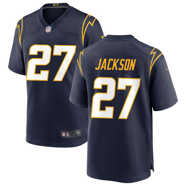Mens Los Angeles Chargers #27 J.C. Jackson Nike Navy Alternate Vapor Limited Jersey