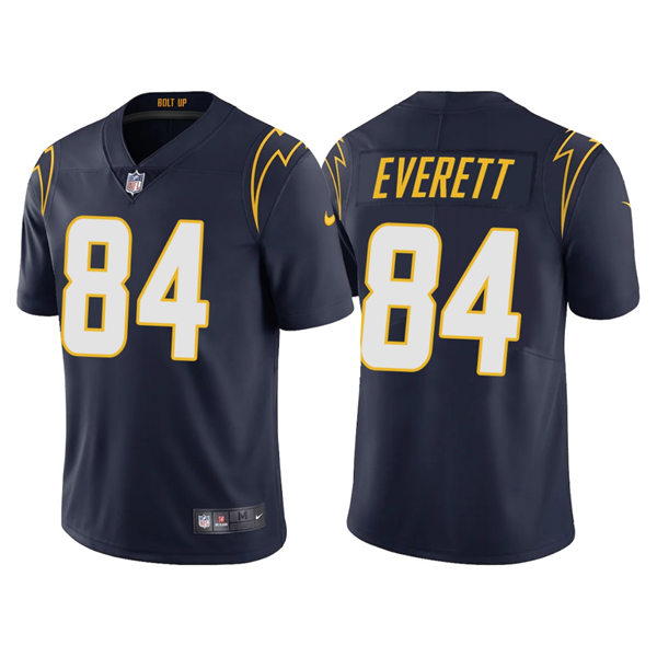 Mens Los Angeles Chargers #84 Gerald Everett Nike Navy Alternate Vapor Limited Jersey