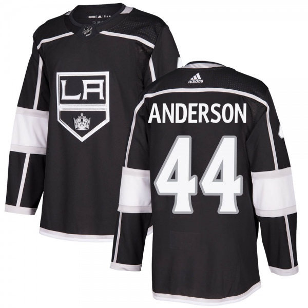 Mens Los Angeles Kings #44 Mikey Anderson adidas Black Home Premier Player Jersey Stitched